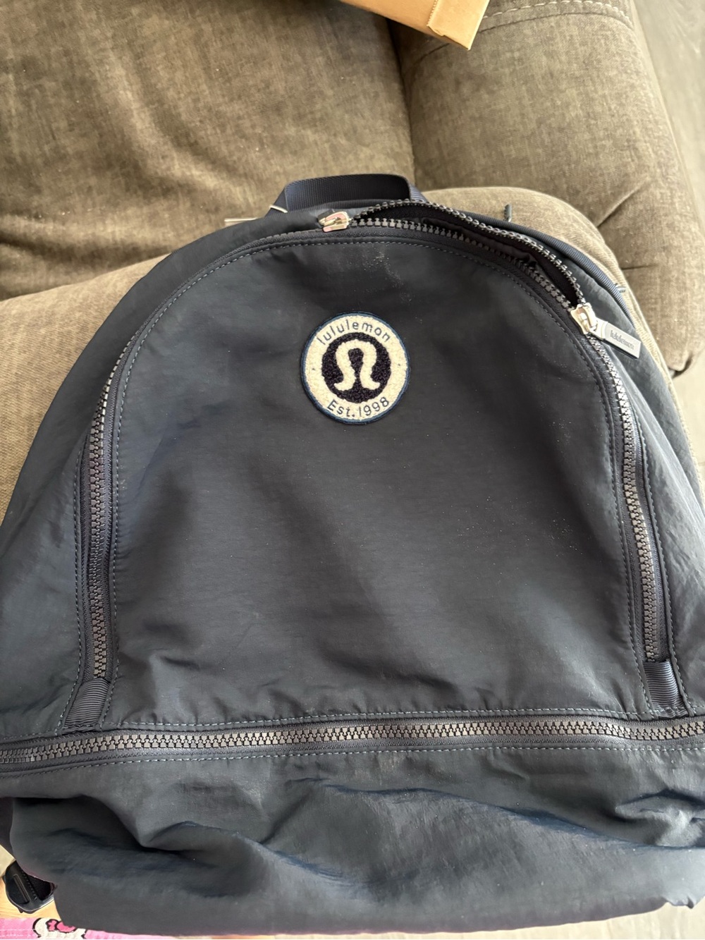 lululemon navy blue City Adventurer Backpack with Patch